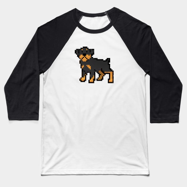 Rotweiller Baseball T-Shirt by wanungara